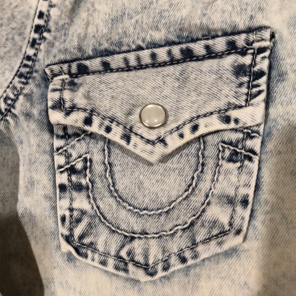 True Religion jeans jacket size kt3 - Picture 2 of 6